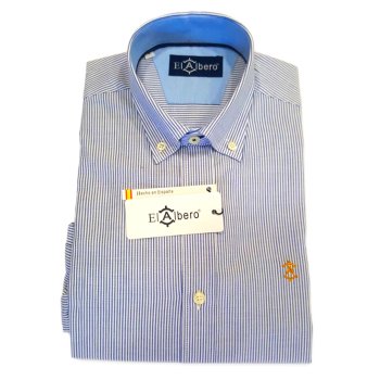Camisa Sport Oxford Rayas Azul